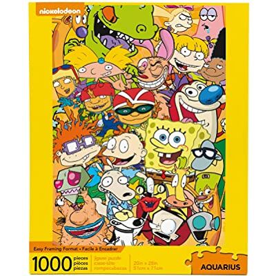 AQUARIUS Nickelodeon Cast 1000 Piece Jigsaw Puzzle - Publicité AQUARIUS Nickelodeon Cast 1000 Piece Jigsaw Puzzle - Publicité