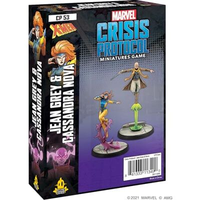 Atomic Games , Jean Gray and Cassandra Nova: Marvel Crisis Protocol, Miniatures Game, Ages 14+, 2 Players, 45 Minutes Playing Time, Multicolor, FFGCP53 - Publicité Atomic Games , Jean Gray and Cassandra Nova: Marvel Crisis Protocol, Miniatures Game, Ages 14+, 2 Players, 45 Minutes Playing Time, Multicolor, FFGCP53 - Publicité