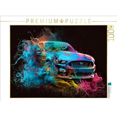 CALVENDO Puzzle · Ford Mustang GT 1000 pièces · Format assemblé 64 × 48 cm · Puzzle - Publicité CALVENDO Puzzle · Ford Mustang GT 1000 pièces · Format assemblé 64 × 48 cm · Puzzle - Publicité