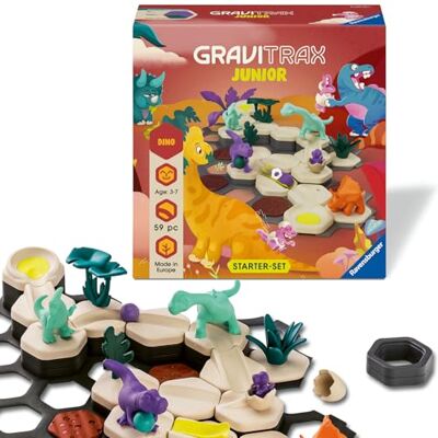 Ravensburger GraviTrax Junior Starter Set Little Dino 58 pièces Circuit de Billes Jeu de Construction créatif Dès 3 Ans 12020003 - Publicité Ravensburger GraviTrax Junior Starter Set Little Dino 58 pièces Circuit de Billes Jeu de Construction créatif Dès 3 Ans 12020003 - Publicité
