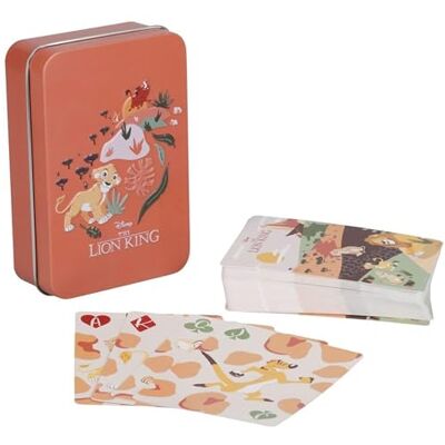 Cartes à jouer Le Roi Lion - Disney - Paladone - 52 Cartes & Boîte Métal - Publicité Cartes à jouer Le Roi Lion - Disney - Paladone - 52 Cartes & Boîte Métal - Publicité