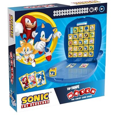 Top Trumps Sonic Match Jeu Société Enfant dès 4 Ans – Développe logique, mémoire et stratégie – Jeu de société Amusant à 2 Joueurs - Publicité Top Trumps Sonic Match Jeu Société Enfant dès 4 Ans – Développe logique, mémoire et stratégie – Jeu de société Amusant à 2 Joueurs - Publicité