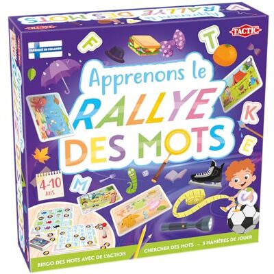 Tactic – Apprenons Le Rallye des Mots – Jeu éducatif et ludique pour Enfants dès 4 Ans – Développement du vocabulaire et de la rapidité – 2 à 4 Joueurs - Publicité Tactic – Apprenons Le Rallye des Mots – Jeu éducatif et ludique pour Enfants dès 4 Ans – Développement du vocabulaire et de la rapidité – 2 à 4 Joueurs - Publicité