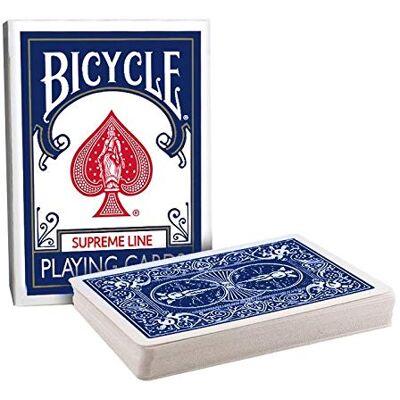 Bicycle Cartes à Jouer Supreme Line Bleu Playing Cards - Publicité Bicycle Cartes à Jouer Supreme Line Bleu Playing Cards - Publicité