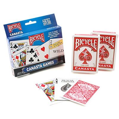 Bicycle Canasta Games 91-69010 Carte à Jouer - Publicité Bicycle Canasta Games 91-69010 Carte à Jouer - Publicité
