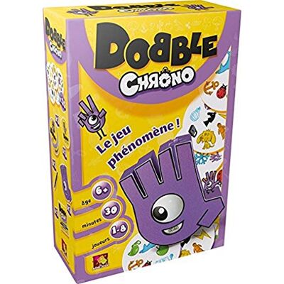 Zygomatic Dobble : Chrono Jeu de société À partir de 6 ans 1 à 8 joueurs 30 minutes - Publicité Zygomatic Dobble : Chrono Jeu de société À partir de 6 ans 1 à 8 joueurs 30 minutes - Publicité