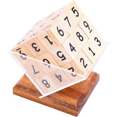 Engelhart Puzzle Cube Sudoku - Niveau 4 - 1 Joueur - Publicité Engelhart Puzzle Cube Sudoku - Niveau 4 - 1 Joueur - Publicité