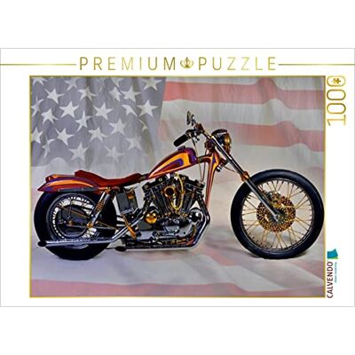 CALVENDO Puzzle Harley Classic Chopper 1000 Pieces 64 x 48 cm from Ingo Laue - Publicité CALVENDO Puzzle Harley Classic Chopper 1000 Pieces 64 x 48 cm from Ingo Laue - Publicité