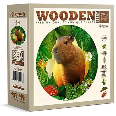 WoodenCity - Kapybara - 250 pièces - puzzle - Publicité WoodenCity - Kapybara - 250 pièces - puzzle - Publicité