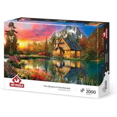 ART Dört Mevsim Bir an 2000 Parça Puzzle - Publicité ART Dört Mevsim Bir an 2000 Parça Puzzle - Publicité