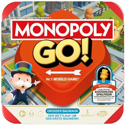 Hasbro Monopoly Go - Jeu familial de stratégie - Publicité Hasbro Monopoly Go - Jeu familial de stratégie - Publicité