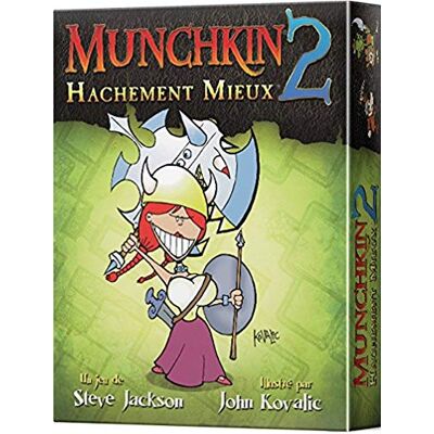 Asmodee Munchkin 2: Hachement Mieux Jeu de Cartes, EFSJMU02 - Publicité Asmodee Munchkin 2: Hachement Mieux Jeu de Cartes, EFSJMU02 - Publicité