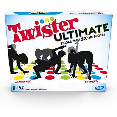 Hasbro Twister Ultimate - Tapis plus grand, plus de points - Jeu de fête - Publicité Hasbro Twister Ultimate - Tapis plus grand, plus de points - Jeu de fête - Publicité