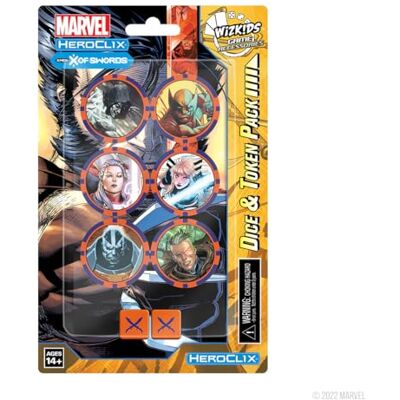 WizKids X-Men X of Swords Dice & Token Pack: Marvel HeroClix - Publicité WizKids X-Men X of Swords Dice & Token Pack: Marvel HeroClix - Publicité