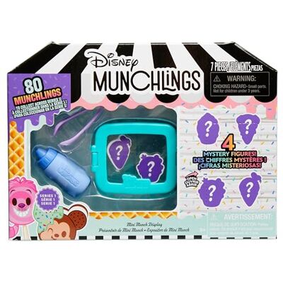 Just Play Vitrine de Mini-grignoteries Disney Munchlings, 7 Accessoires, Figurines Surprises à Collectionner de 2,5 cm de Haut, Jouets pour Enfants à partir de 3 Ans - Publicité Just Play Vitrine de Mini-grignoteries Disney Munchlings, 7 Accessoires, Figurines Surprises à Collectionner de 2,5 cm de Haut, Jouets pour Enfants à partir de 3 Ans - Publicité