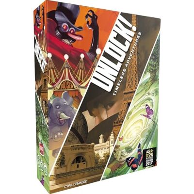 Asmodee Unlock! Timeless Adventures Escape Game pour Adultes et Enfants dès 10 Ans Jeu de Société Jeu de Cartes Coopératif 1 à 6 Joueurs 60 Min Version Française - Publicité Asmodee Unlock! Timeless Adventures Escape Game pour Adultes et Enfants dès 10 Ans Jeu de Société Jeu de Cartes Coopératif 1 à 6 Joueurs 60 Min Version Française - Publicité