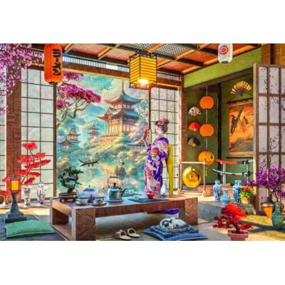 Bluebird Puzzle 1000 pièces Salon de Thé Japonais - Publicité Bluebird Puzzle 1000 pièces Salon de Thé Japonais - Publicité