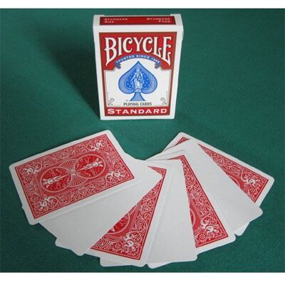 Bicycle Carte Magic Gaff dorso Rosso fronte Bianco - Publicité Bicycle Carte Magic Gaff dorso Rosso fronte Bianco - Publicité