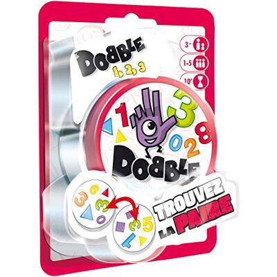 Asmodee Zygomatic Dobble : 1,2,3 Jeu de société À partir de 3 ans 1 à 5 joueurs 10 minutes - Publicité Asmodee Zygomatic Dobble : 1,2,3 Jeu de société À partir de 3 ans 1 à 5 joueurs 10 minutes - Publicité