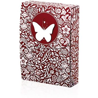 SOLOMAGIA Butterfly Playing Cards Marked (Red) 3rd Edition by Ondrej Psenicka - Publicité SOLOMAGIA Butterfly Playing Cards Marked (Red) 3rd Edition by Ondrej Psenicka - Publicité