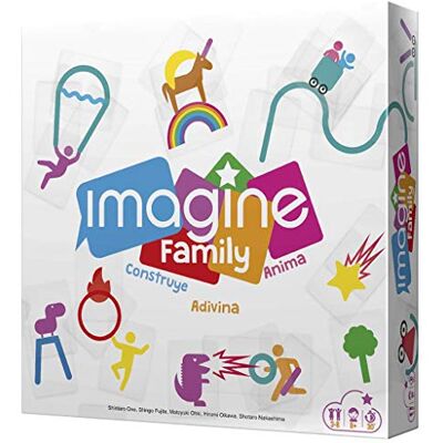Asmodee Cocktail Games Imagine Family Jeu de société en Espagnol, Couleur (CGIMFA01) - Publicité Asmodee Cocktail Games Imagine Family Jeu de société en Espagnol, Couleur (CGIMFA01) - Publicité