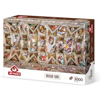 ART Puzzle 3000 pièces : La Chapelle Sixtine - Publicité ART Puzzle 3000 pièces : La Chapelle Sixtine - Publicité