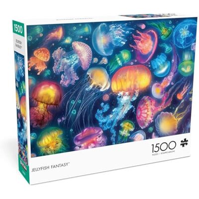 Buffalo Games Eduard – Jellyfish Fantasy – Puzzle de 1500 pièces pour Adultes – Puzzle Stimulant Parfait pour Les soirées de Jeu – La Taille finie est de 38,50 x 26,50 cm - Publicité Buffalo Games Eduard – Jellyfish Fantasy – Puzzle de 1500 pièces pour Adultes – Puzzle Stimulant Parfait pour Les soirées de Jeu – La Taille finie est de 38,50 x 26,50 cm - Publicité