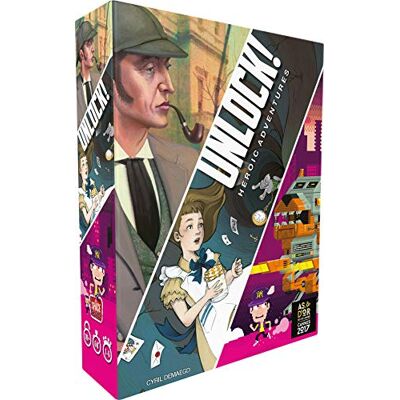 Asmodee Unlock! : Heroic Adventures Space Cowboys Jeux de société Jeu de Cartes Escape Game Adultes et Enfants à partir de 10 Ans 1 à 6 Joueurs 60 Minutes - Publicité Asmodee Unlock! : Heroic Adventures Space Cowboys Jeux de société Jeu de Cartes Escape Game Adultes et Enfants à partir de 10 Ans 1 à 6 Joueurs 60 Minutes - Publicité