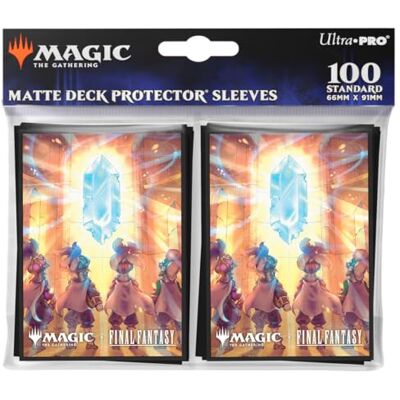 Ultra Pro Final Fantasy x Universes Beyond Crystal's Chosen 100ct Deck Protector Sleeves for Magic: The Gathering Trading Card Accessories, Collectible Card Game Gear, Final Fantasy Collectibles - Publicité Ultra Pro Final Fantasy x Universes Beyond Crystal's Chosen 100ct Deck Protector Sleeves for Magic: The Gathering Trading Card Accessories, Collectible Card Game Gear, Final Fantasy Collectibles - Publicité
