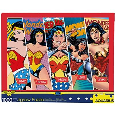 AQUARIUS DC Wonder Woman Puzzle (1000 Piece Jigsaw Puzzle) Officially Licensed DC Comics Merchandise & Collectibles Glare Free Precision Fit Virtually No Puzzle Dust 20 x 28 inches - Publicité AQUARIUS DC Wonder Woman Puzzle (1000 Piece Jigsaw Puzzle) Officially Licensed DC Comics Merchandise & Collectibles Glare Free Precision Fit Virtually No Puzzle Dust 20 x 28 inches - Publicité