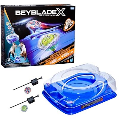 Beyblade X Set de Combat Descente-Choc - Publicité Beyblade X Set de Combat Descente-Choc - Publicité