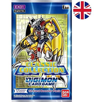 BANDAI Digimon Classic Collection Booster Pack Jeu de Cartes à Collectionner Booster Pack 10 Cartes - Publicité BANDAI Digimon Classic Collection Booster Pack Jeu de Cartes à Collectionner Booster Pack 10 Cartes - Publicité