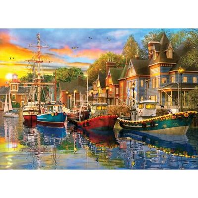 Puzzle Anatolian Lumières dans le Port - Puzzle - Publicité Puzzle Anatolian Lumières dans le Port - Puzzle - Publicité