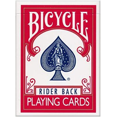 Bicycle vélo cartes à jouer rouge- Playing Cards Red - Publicité Bicycle vélo cartes à jouer rouge- Playing Cards Red - Publicité