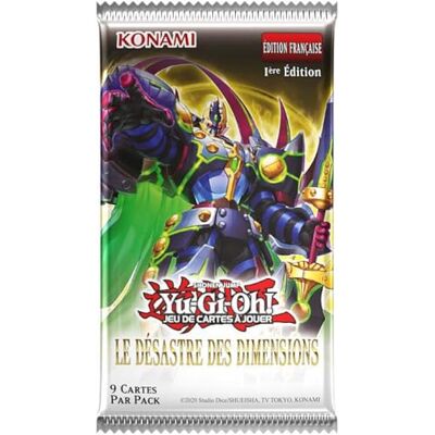 Yu-Gi-Oh! Booster de 9 Cartes : Le Désastre des Dimensions Version Française - Publicité Yu-Gi-Oh! Booster de 9 Cartes : Le Désastre des Dimensions Version Française - Publicité