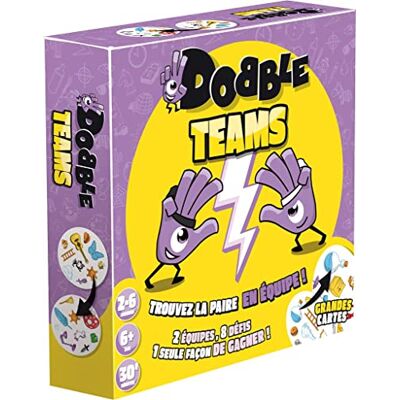 Asmodee Dobble Teams Jeu de de Carte Jeu de Société Rapide et Amusant pour Toute la Famille 15 Minutes de Jeu, 2-8 Joueurs, A partir de 6 Ans - Publicité Asmodee Dobble Teams Jeu de de Carte Jeu de Société Rapide et Amusant pour Toute la Famille 15 Minutes de Jeu, 2-8 Joueurs, A partir de 6 Ans - Publicité