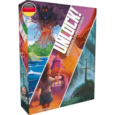 Asmodee , Unlock! Enchanted Adventures, Cowboys de l'espace, Jeu Familial, 1 à 6 Joueurs, 10 Ans et Plus, 60 à 75 Minutes, Allemand - Publicité Asmodee , Unlock! Enchanted Adventures, Cowboys de l'espace, Jeu Familial, 1 à 6 Joueurs, 10 Ans et Plus, 60 à 75 Minutes, Allemand - Publicité