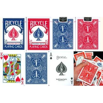 Bicycle Jeu Maiden Back Dos Rouge - Publicité Bicycle Jeu Maiden Back Dos Rouge - Publicité