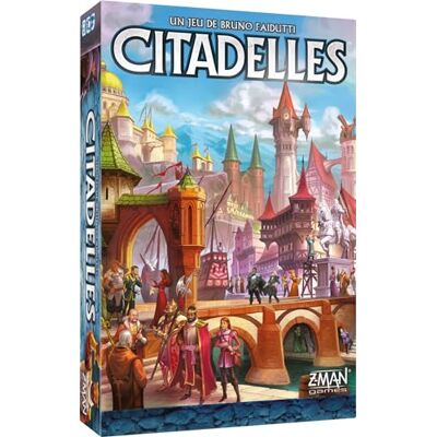 Asmodee Z-Man Games Citadelles : 4e Édition Jeux de société Jeux de Cartes Jeux de Bluff et de stratégie Adultes et Enfants à partir de 10 Ans 2 à 8 Joueurs Version française - Publicité Asmodee Z-Man Games Citadelles : 4e Édition Jeux de société Jeux de Cartes Jeux de Bluff et de stratégie Adultes et Enfants à partir de 10 Ans 2 à 8 Joueurs Version française - Publicité