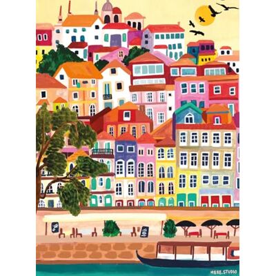 Buffalo Games Bonjour Porto Portugal Puzzle de 1000 pièces pour Adultes Puzzle Stimulant Parfait pour Les soirées de Jeu - Publicité Buffalo Games Bonjour Porto Portugal Puzzle de 1000 pièces pour Adultes Puzzle Stimulant Parfait pour Les soirées de Jeu - Publicité