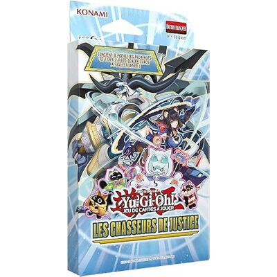 Yu-Gi-Oh! Pack de 3 boosters : Les Chasseurs de Justice Version Française - Publicité Yu-Gi-Oh! Pack de 3 boosters : Les Chasseurs de Justice Version Française - Publicité