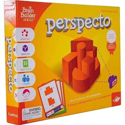 Asmodee FoxMind Perspecto Jeux de société Casse-têtes en 3D Jeu famillex Jeu Enfant à partir de 8 Ans 1+ Joueurs Version française - Publicité Asmodee FoxMind Perspecto Jeux de société Casse-têtes en 3D Jeu famillex Jeu Enfant à partir de 8 Ans 1+ Joueurs Version française - Publicité