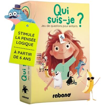 Qui suis-Je? I Jeu pour Enfants I Jeu éducatif et Cadeau pour Filles et garçons I Jeux à partir de 6, 7, 8, 9 Ans I Plein air - Publicité Qui suis-Je? I Jeu pour Enfants I Jeu éducatif et Cadeau pour Filles et garçons I Jeux à partir de 6, 7, 8, 9 Ans I Plein air - Publicité