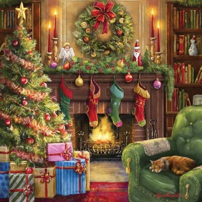 Bluebird Puzzle 1000 pièces Cozy Christmas Evening - Publicité Bluebird Puzzle 1000 pièces Cozy Christmas Evening - Publicité