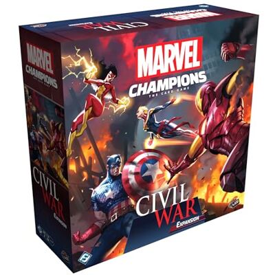 Asmodee Marvel Champion Extension de Guerre Civile Nouveaux Héros des Méchants et Scénarios Personnalisables Jeu de Stratégie Coopératif pour Enfants et Adultes - Publicité Asmodee Marvel Champion Extension de Guerre Civile Nouveaux Héros des Méchants et Scénarios Personnalisables Jeu de Stratégie Coopératif pour Enfants et Adultes - Publicité