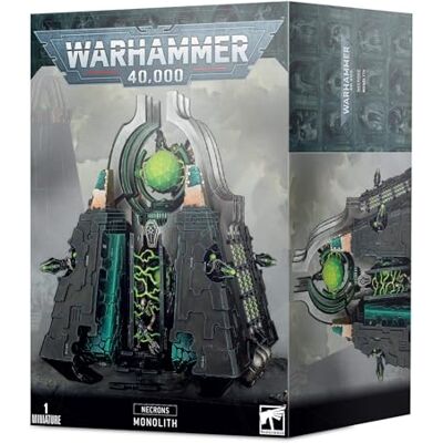 Games Workshop Warhammer 40k Necron Monolithe 49-09 Noir - Publicité Games Workshop Warhammer 40k Necron Monolithe 49-09 Noir - Publicité