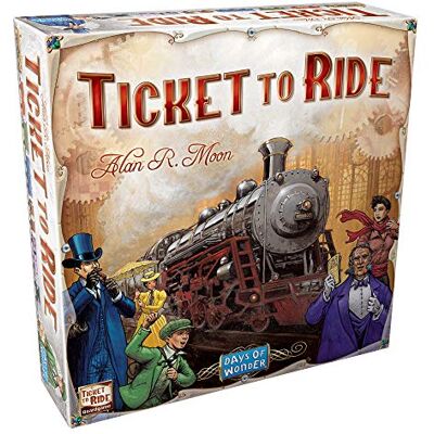 Days of Wonder , Ticket to Ride Board Game , Ages 8+ , For 2 to 5 Players , Average Playtime 30-60 Minutes - Publicité Days of Wonder , Ticket to Ride Board Game , Ages 8+ , For 2 to 5 Players , Average Playtime 30-60 Minutes - Publicité