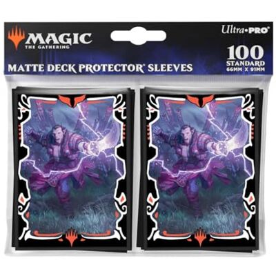 Ultra Pro - Zurgo Stormrender - Noir - Deck Protector sleeves - Publicité Ultra Pro - Zurgo Stormrender - Noir - Deck Protector sleeves - Publicité