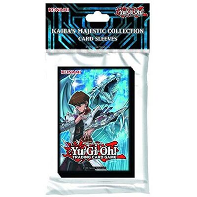 AMIGO Yu Gi Oh! Kaiba's Majestic Collection Card Sleeves (50 Pack) Yu-Gi-Oh! Card Sleeves PVC Bleu - Publicité AMIGO Yu Gi Oh! Kaiba's Majestic Collection Card Sleeves (50 Pack) Yu-Gi-Oh! Card Sleeves PVC Bleu - Publicité