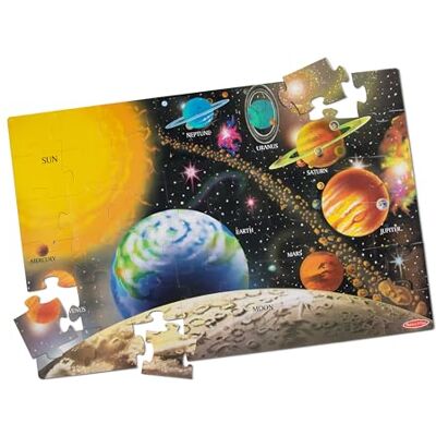 Melissa & Doug Puzzle Système Solaire 48 Pièces Casse-Tête Puzzle Enfant Jouet Sans Ecran Jouet D'Activité, De Développement Et D'Apprentissage Cadeau Enfant 3 Ans Et + - - Publicité Melissa & Doug Puzzle Système Solaire 48 Pièces Casse-Tête Puzzle Enfant Jouet Sans Ecran Jouet D'Activité, De Développement Et D'Apprentissage Cadeau Enfant 3 Ans Et + - - Publicité